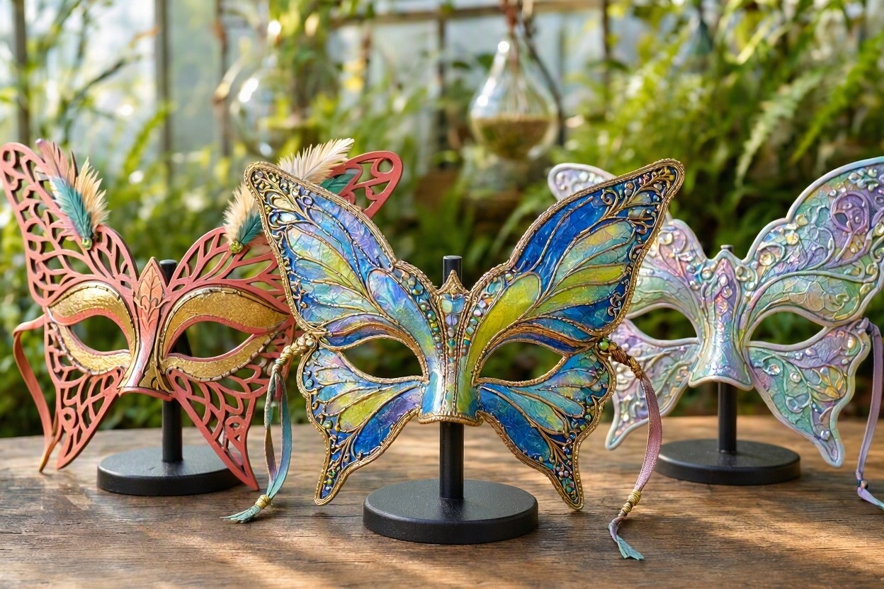 15 Most Stylish Masquerade Masks 12 Butterfly Inspired Masks for Whimsical Artistic Style 15 Most Stylish Masquerade Masks - 11