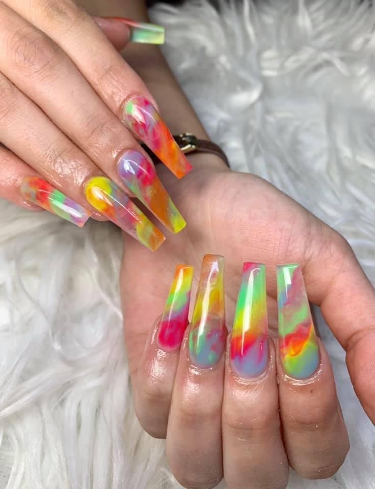 Colorful Luxury Nails. 1 Top 70+ Most Luxurious Nail Design Ideas - 34