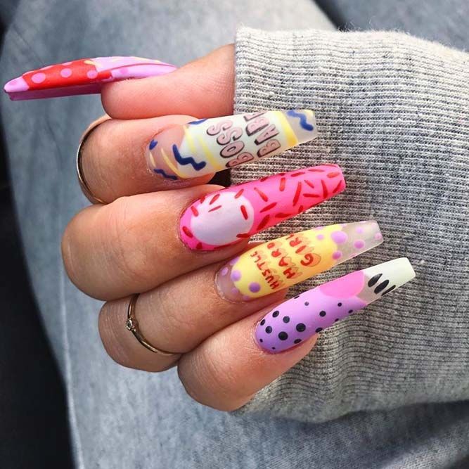 Colorful Luxury Nails.. Top 70+ Most Luxurious Nail Design Ideas - 30
