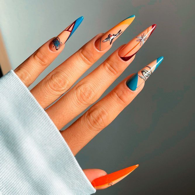 Colorful Luxury Nails Top 70+ Most Luxurious Nail Design Ideas - 29