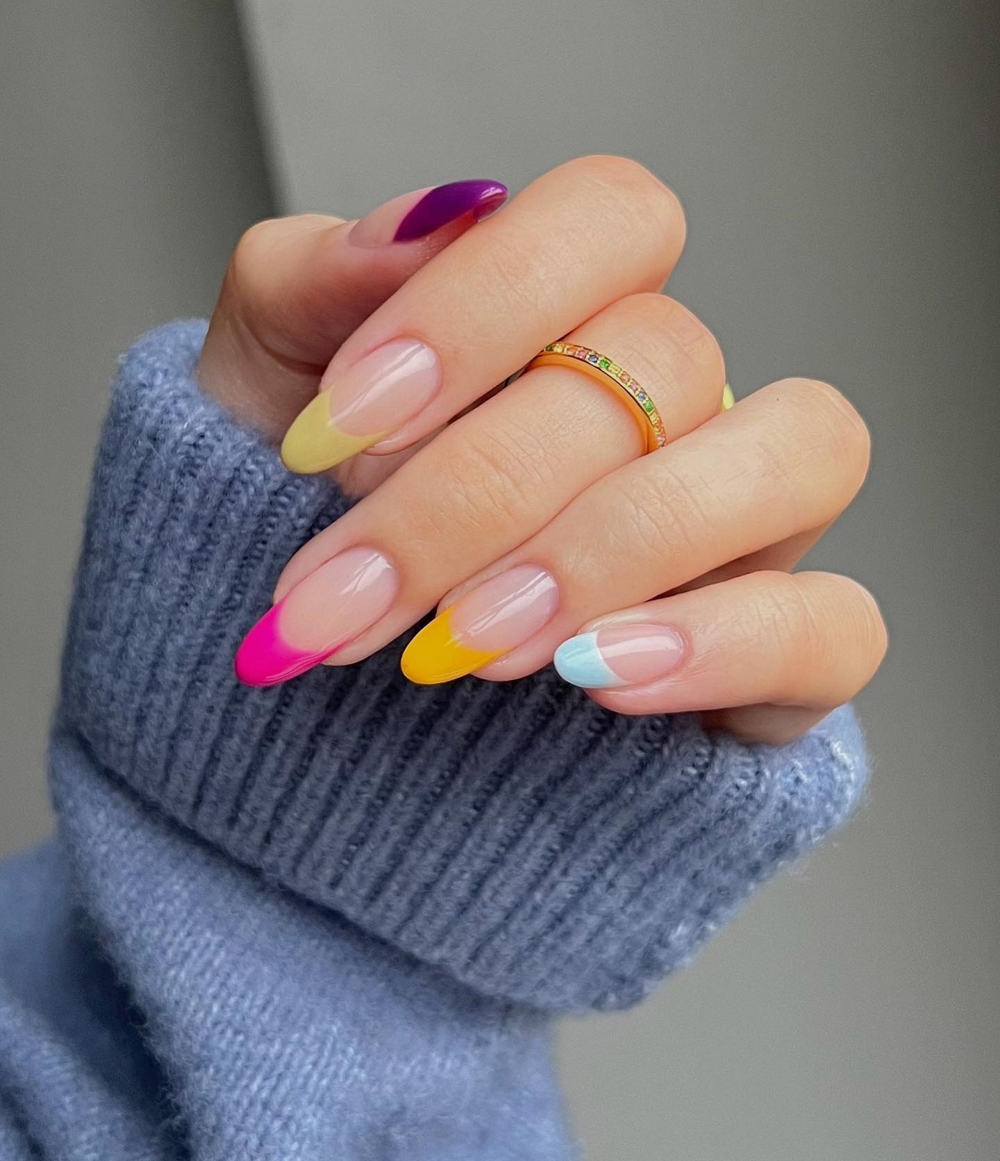 Top 80+ Easiest Spring Nail Designs 36 Colorful Nails 1 Top 80+ Easiest Spring Nail Designs - 32