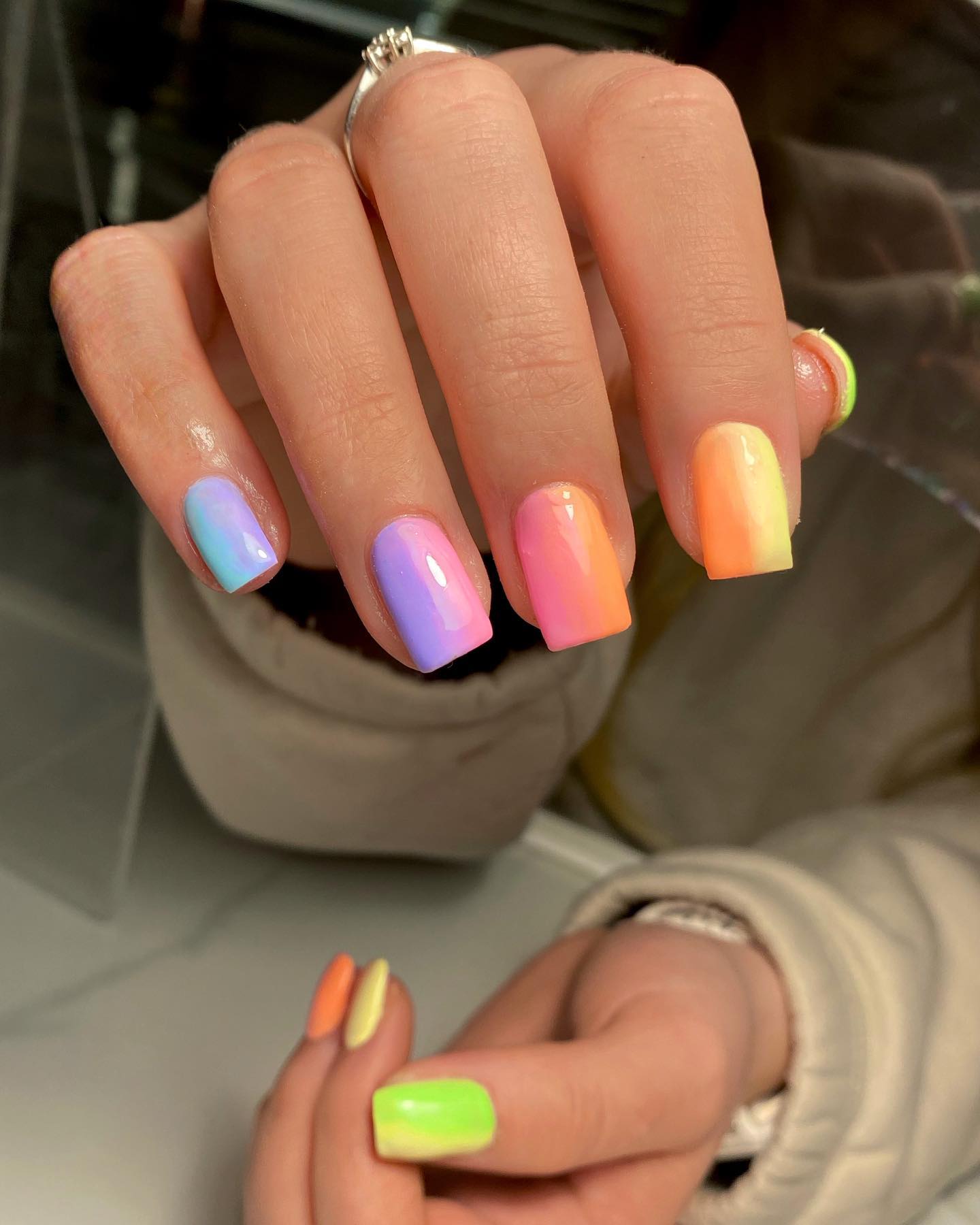 Colorful Nails. 3 Top 80+ Easiest Spring Nail Designs - 29