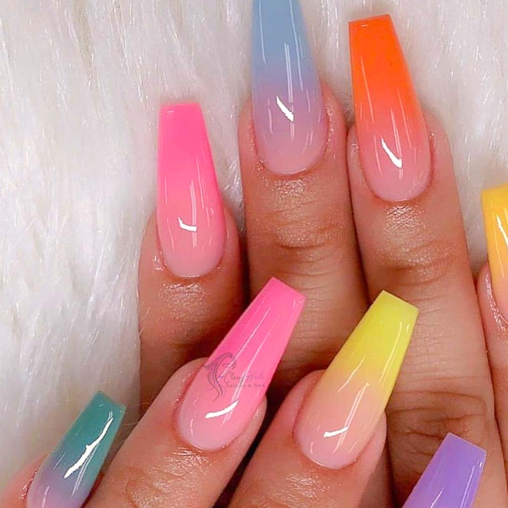 Colorful Nails.. Top 80+ Easiest Spring Nail Designs - 28