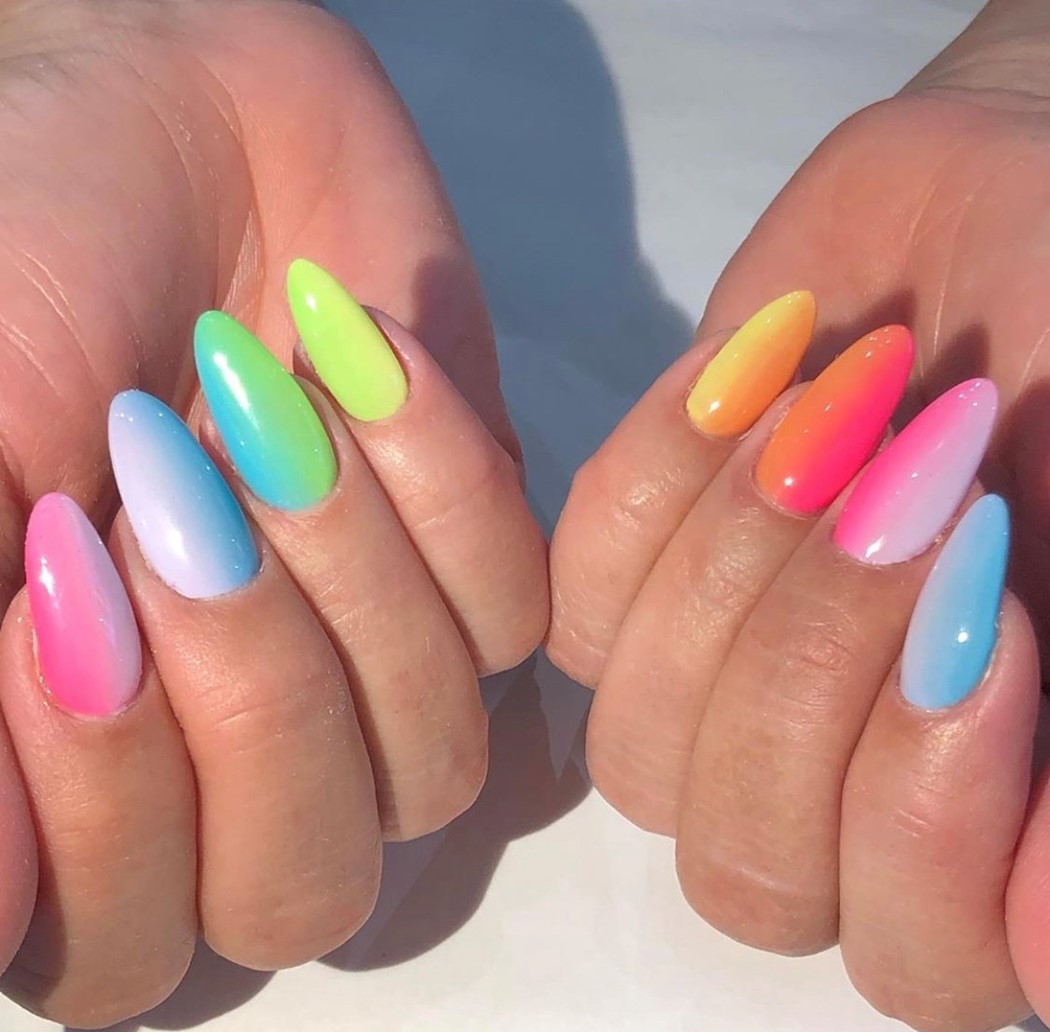 Colorful Nails. Top 80+ Easiest Spring Nail Designs - 31