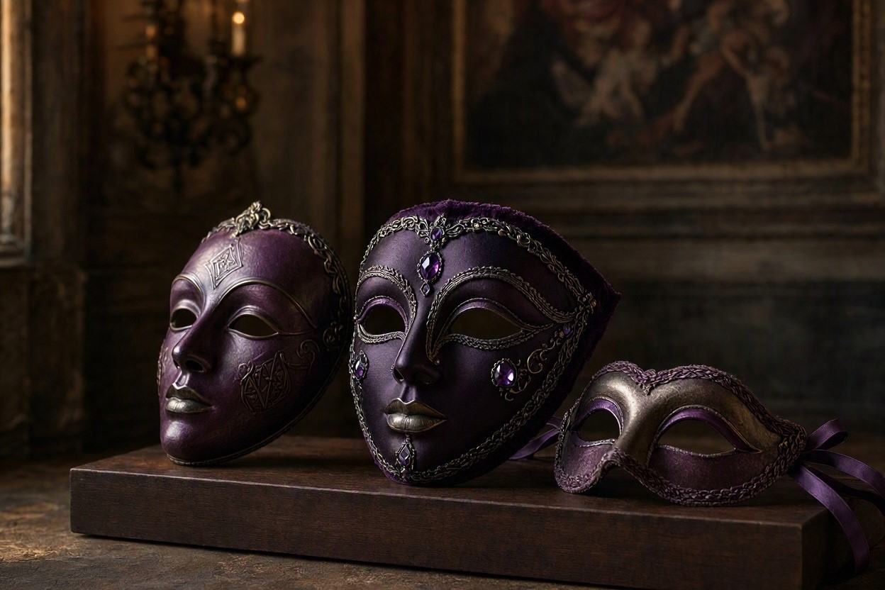 15 Most Stylish Masquerade Masks 16 Dark Purple and Plum Masks for Mysterious Sophistication 15 Most Stylish Masquerade Masks - 15