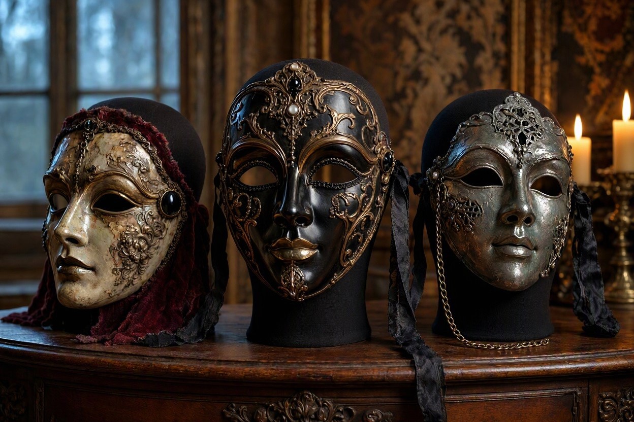 15 Most Stylish Masquerade Masks 9 Gothic Baroque Masks for a Dark Dramatic Aesthetic 15 Most Stylish Masquerade Masks - 8