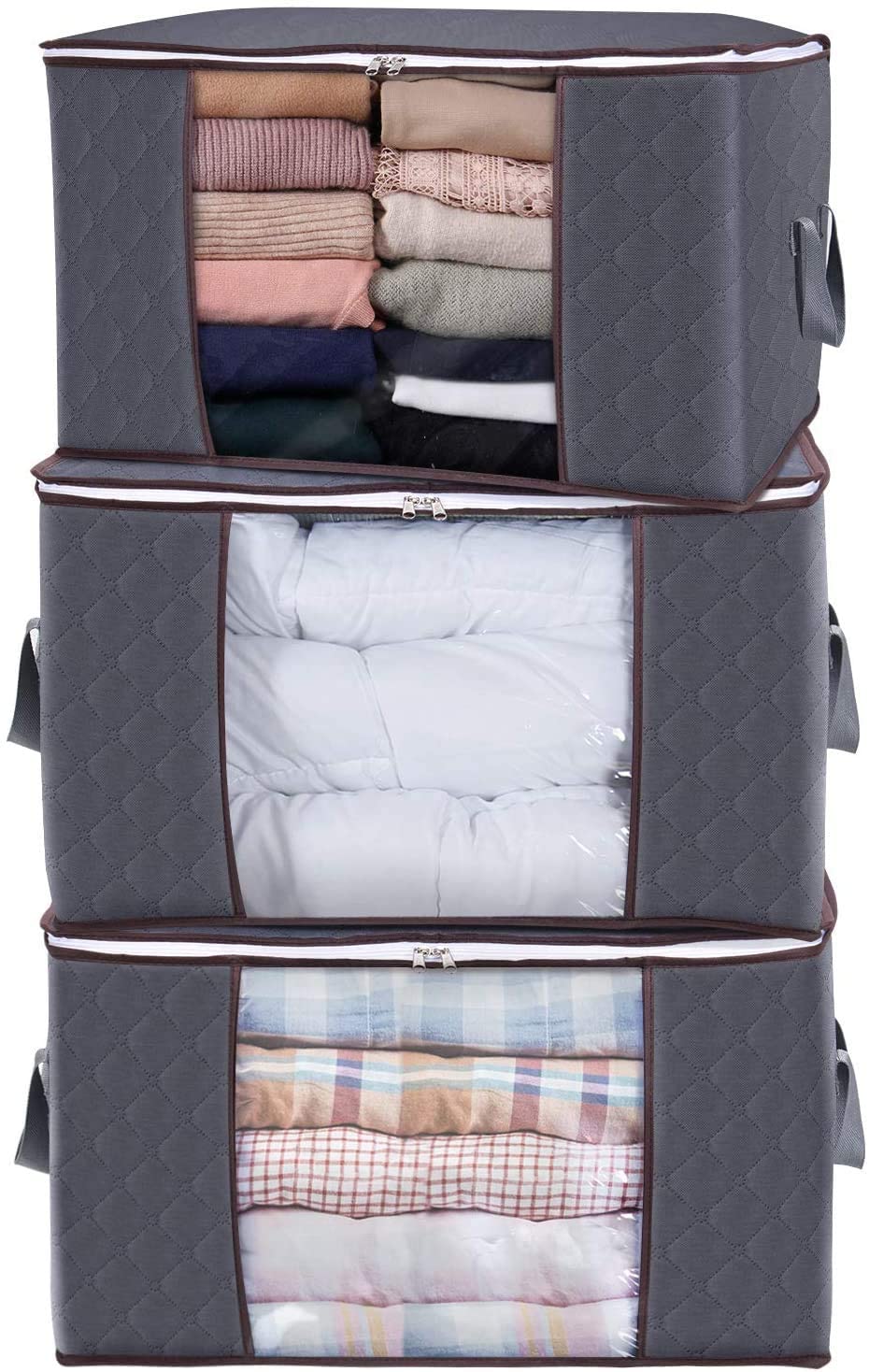 Lifewit Large Capacity Clothes Storage Bag. Home Organization Hacks, Ideas, and Tips from Lifewit - 1