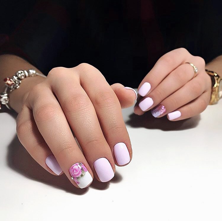 Lovely Floral Designs 2 Top 80+ Easiest Spring Nail Designs - 57