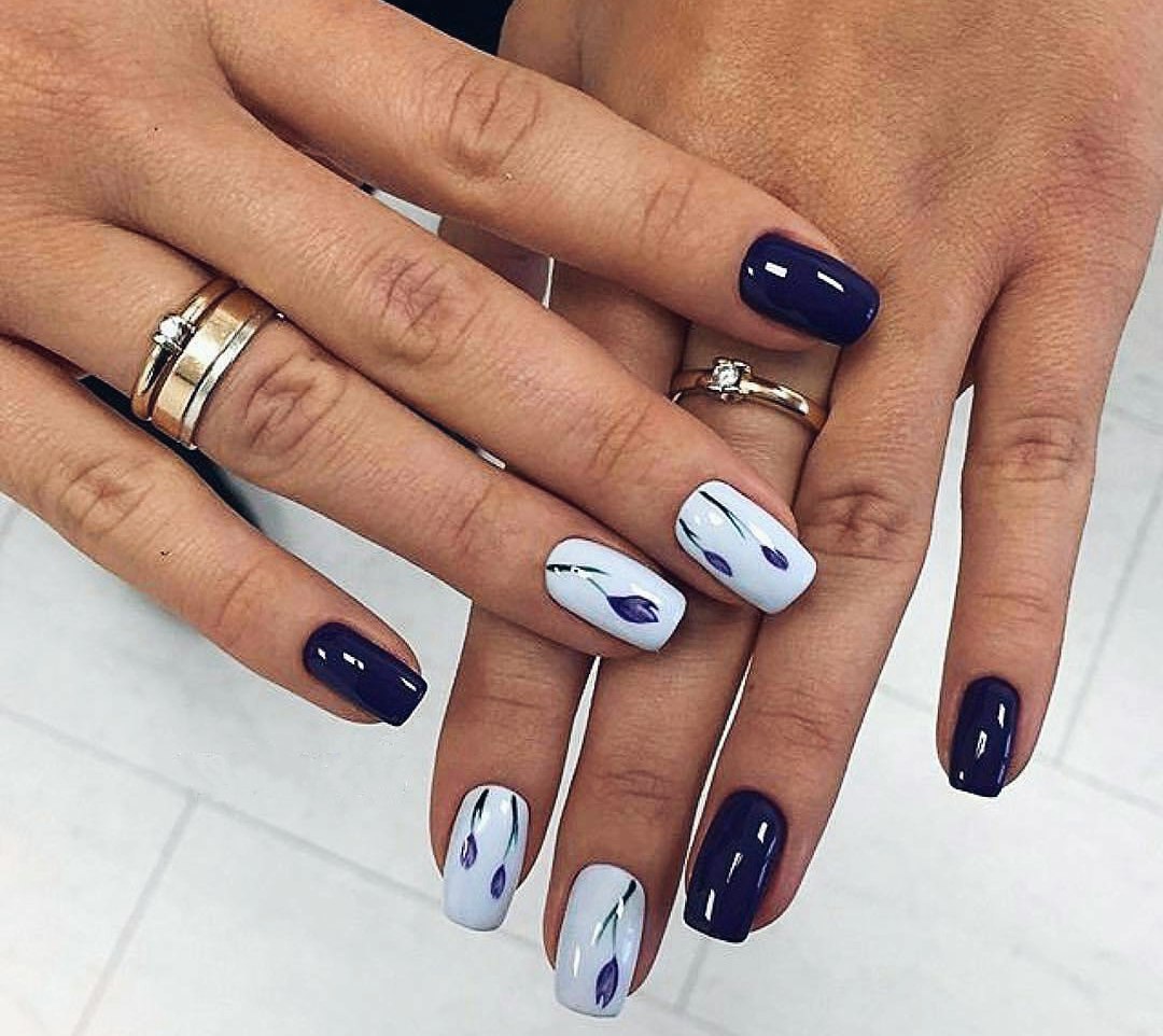 Top 80+ Easiest Spring Nail Designs 65 Lovely Floral Designs 3 Top 80+ Easiest Spring Nail Designs - 61