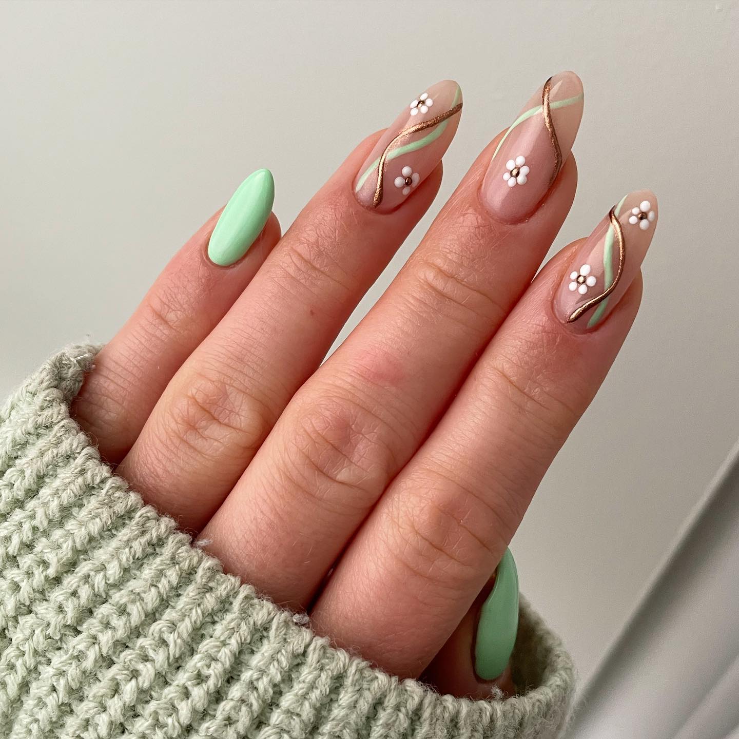 Lovely-Floral-Designs..-2 Top 80+ Easiest Spring Nail Designs For 2022