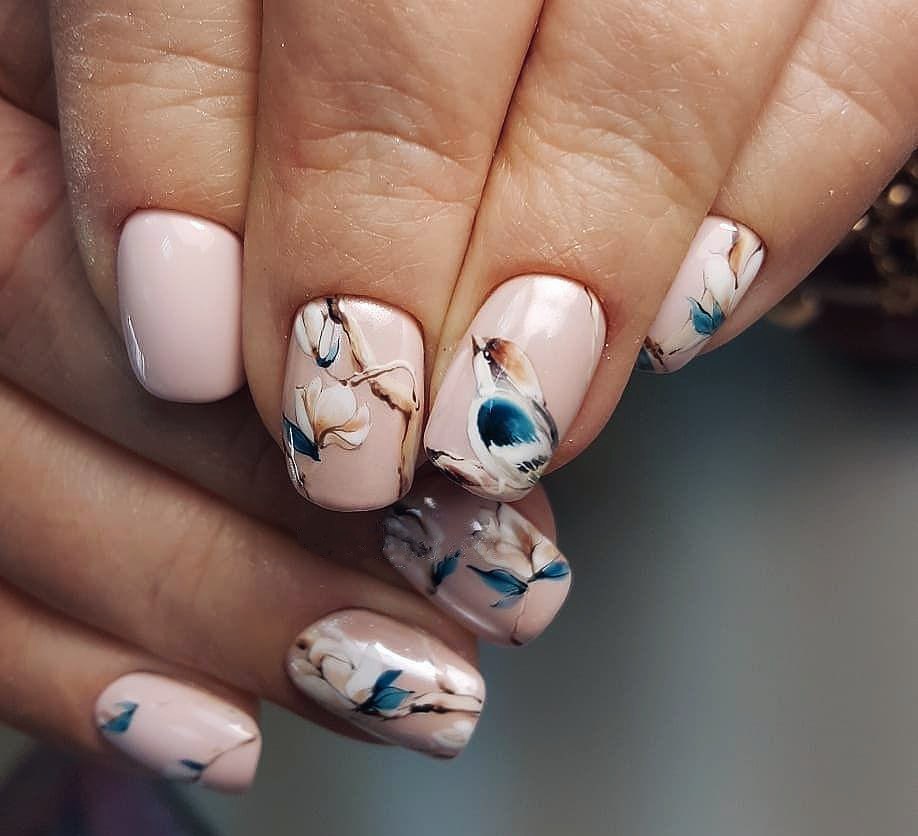 Top 80+ Easiest Spring Nail Designs 60 Lovely Floral Designs.. 4 Top 80+ Easiest Spring Nail Designs - 56