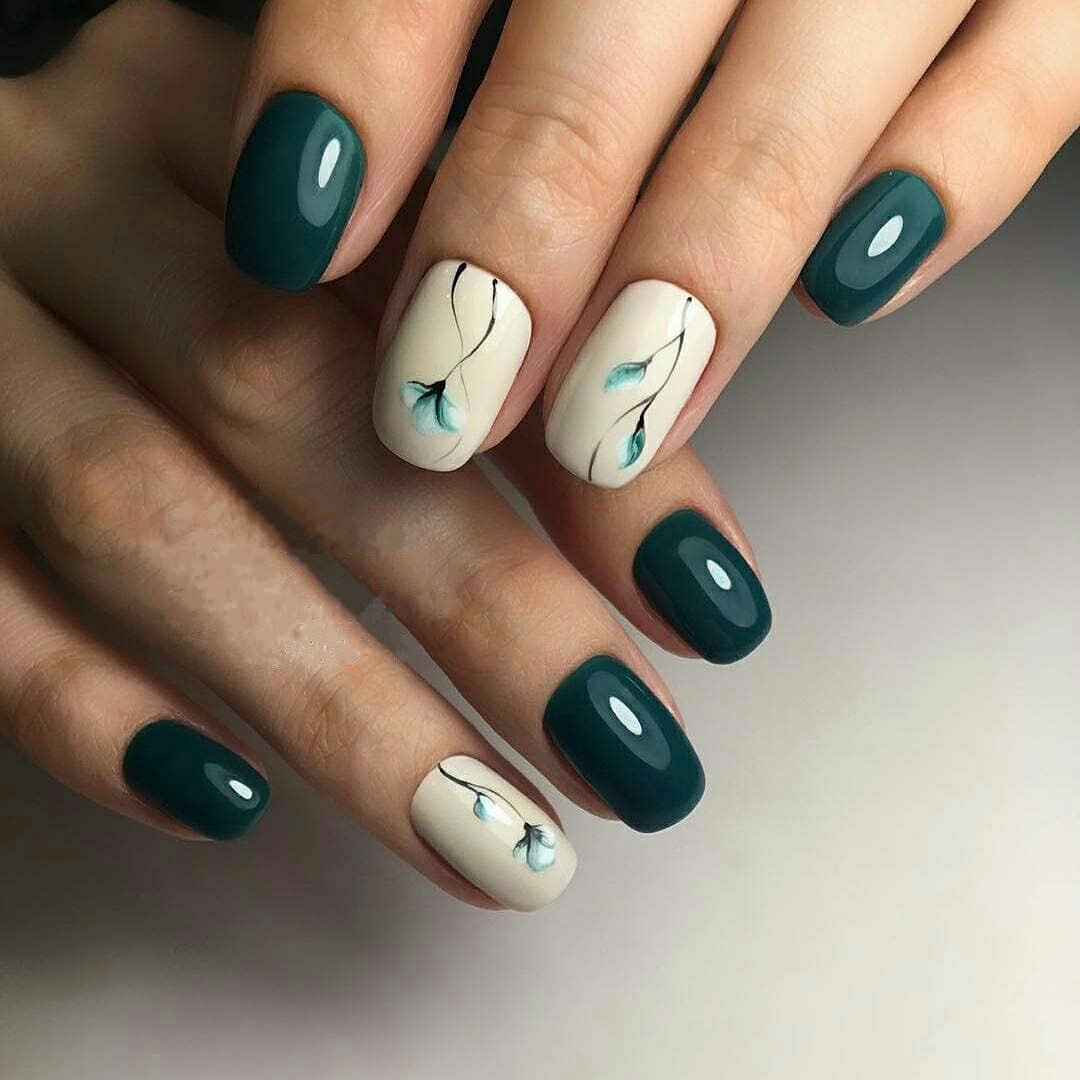 Top 80+ Easiest Spring Nail Designs 52 Lovely Floral Designs.. Top 80+ Easiest Spring Nail Designs - 48