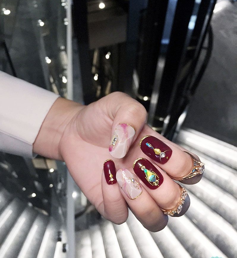 Lunar-New-Year-Luxury-Nails-1 Top 70+ Most Luxurious Nail Design Ideas in 2022
