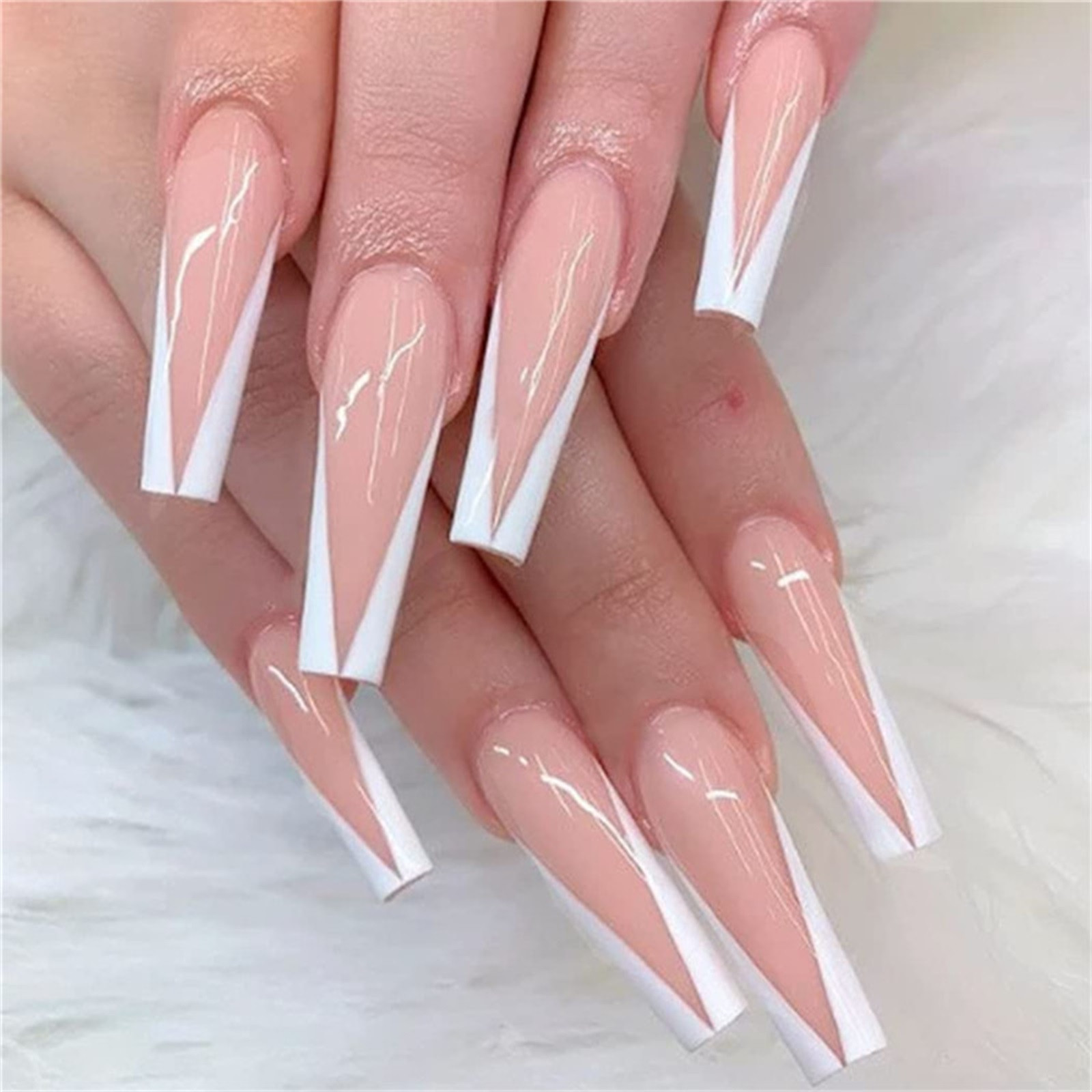 Luxury-Coffin-Nails Top 70+ Most Luxurious Nail Design Ideas in 2022