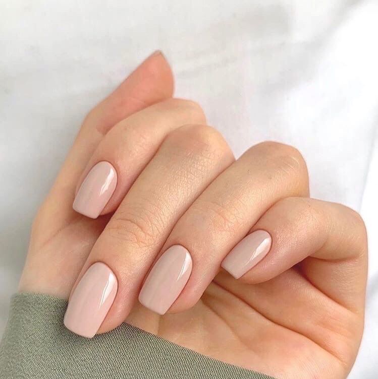 Nude-Nails.-2 Top 80+ Easiest Spring Nail Designs For 2022