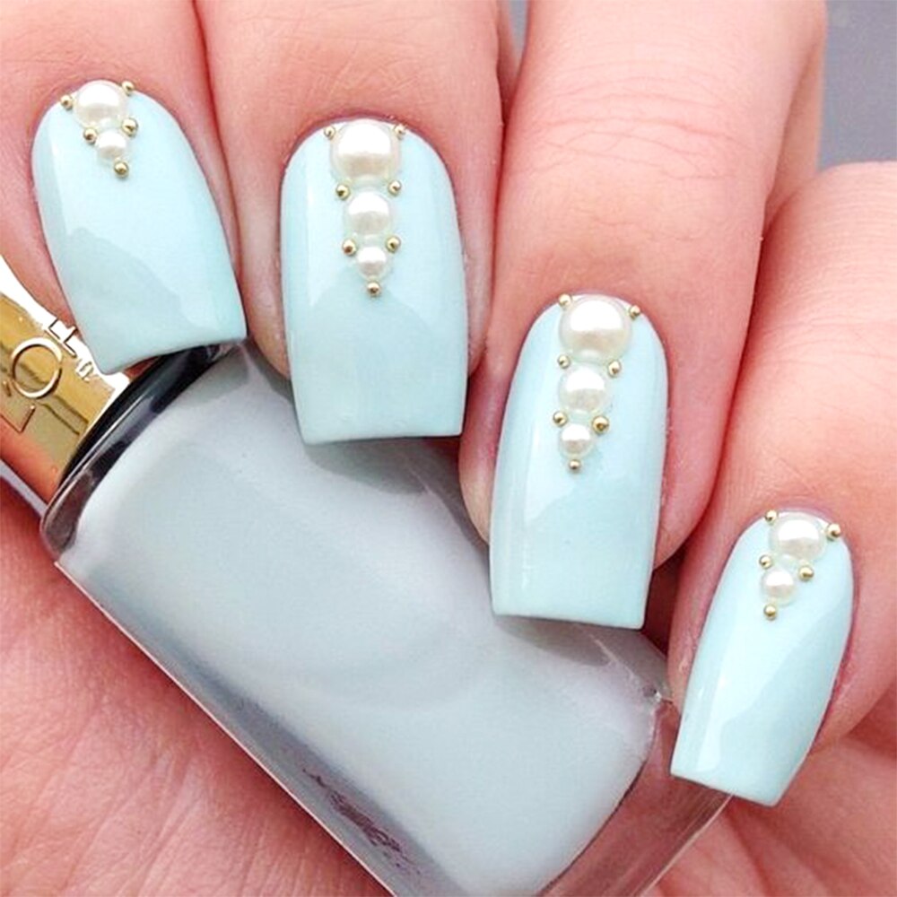 Pearly-Luxury-Nails-1 Top 70+ Most Luxurious Nail Design Ideas in 2022.