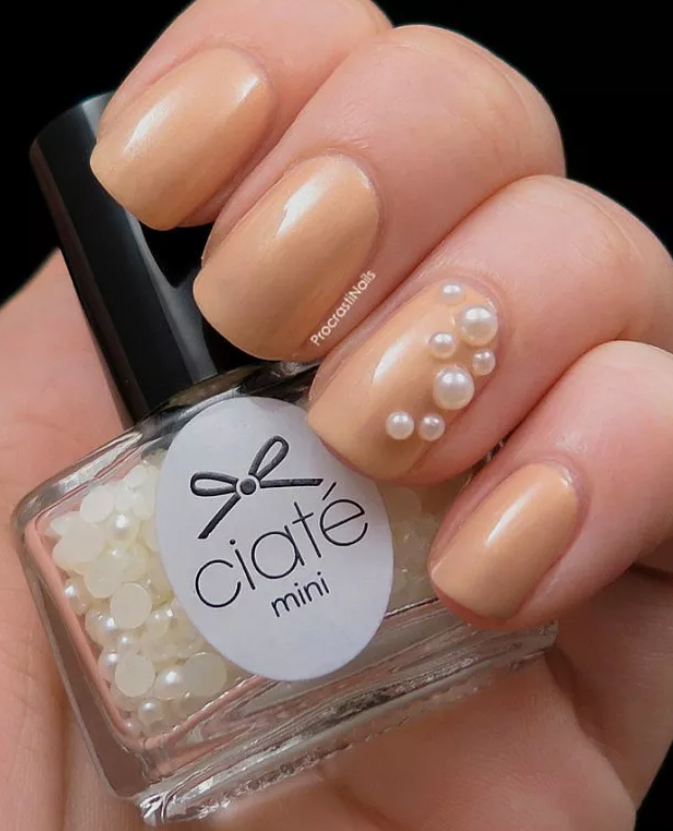 Pearly Luxury Nails. Top 70+ Most Luxurious Nail Design Ideas - 10