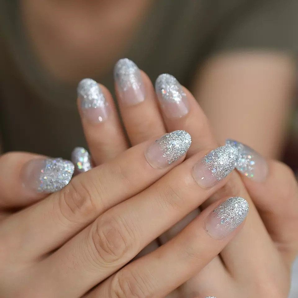 Shimmery Luxury Nails.. Top 70+ Most Luxurious Nail Design Ideas - 14