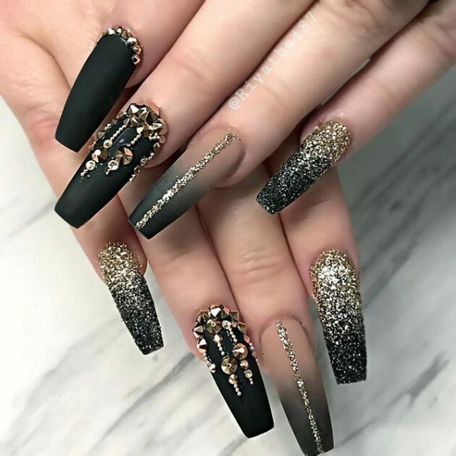 Shimmery Luxury Nails. Top 70+ Most Luxurious Nail Design Ideas - 17