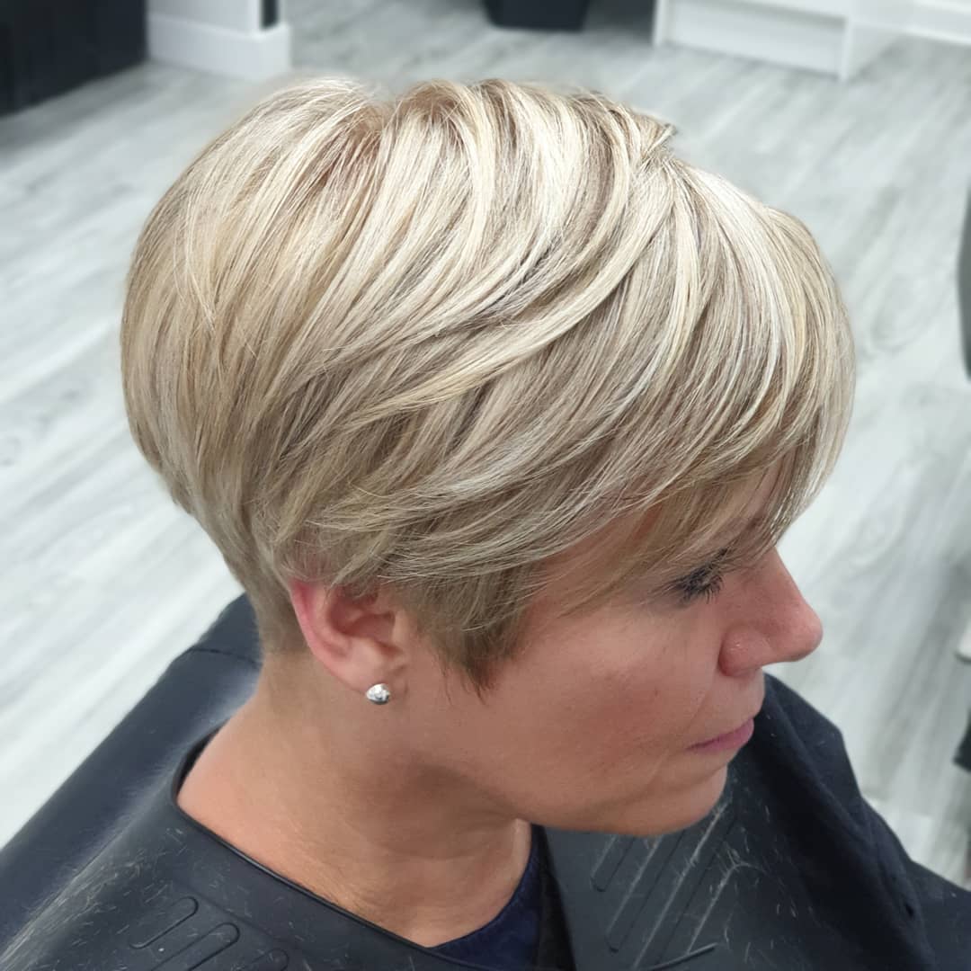 Top 75+ Hair Color Ideas for Women 51 Short Blonde Hairstyle and Haircut.. Top 75+ Hair Color Ideas for Women - 46
