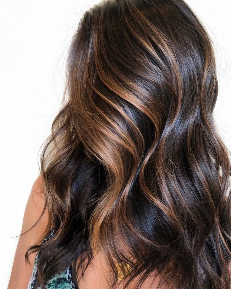 caramel highlights Top 75+ Hair Color Ideas for Women - 17