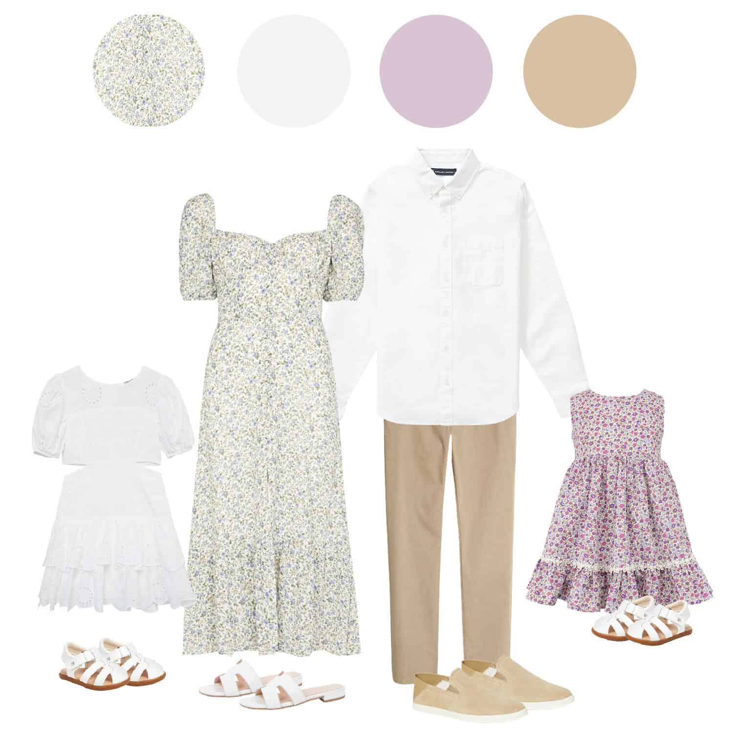 floral-ensembles 70+ Best Chosen Family Photo Outfit Ideas in Summer 2022