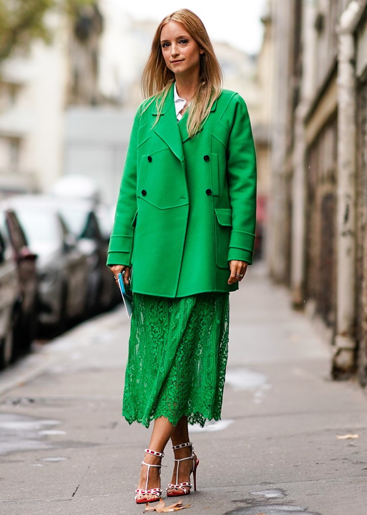 grass green. 70+ Hottest Spring Fashion Trends for Women - 50