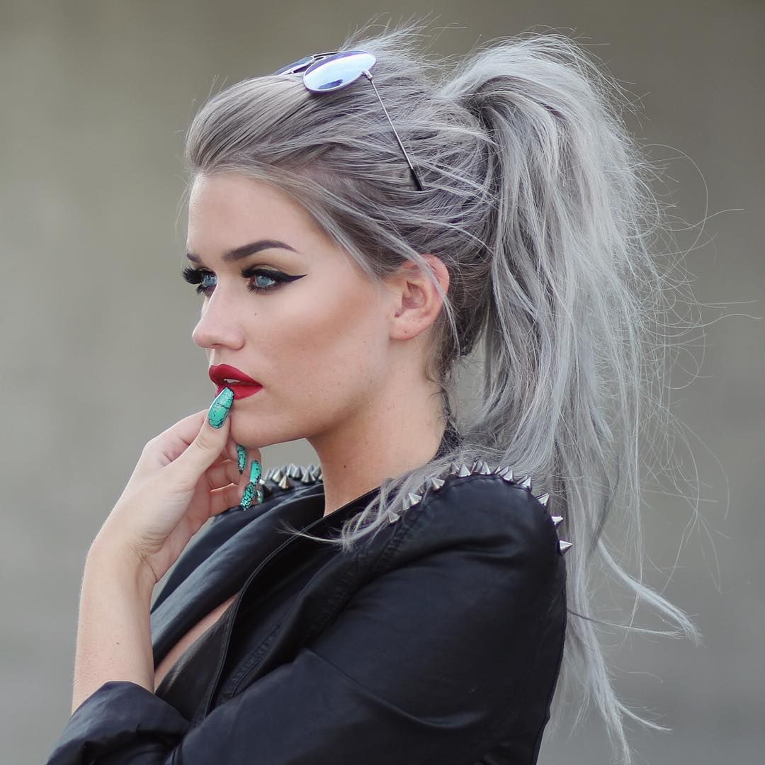 gray hair.. Top 75+ Hair Color Ideas for Women - 65