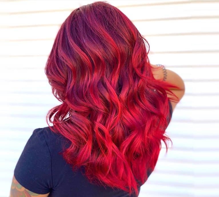red hair color.. Top 75+ Hair Color Ideas for Women - 24