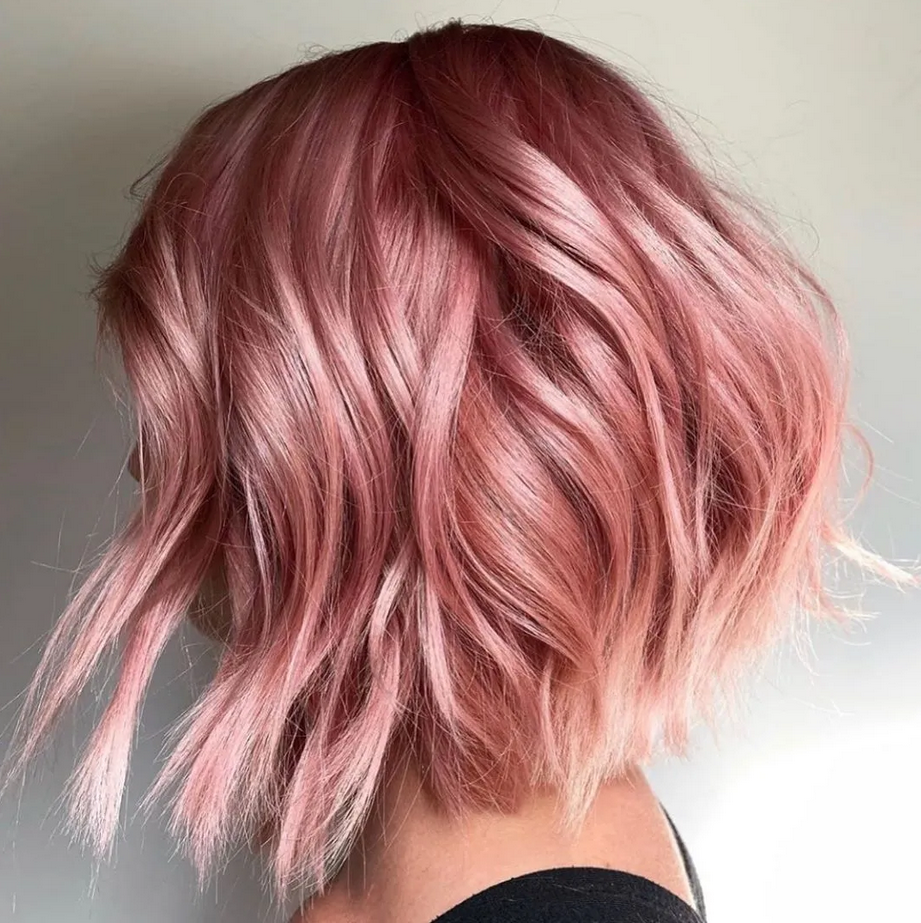 rose gold Top 75+ Hair Color Ideas for Women - 29
