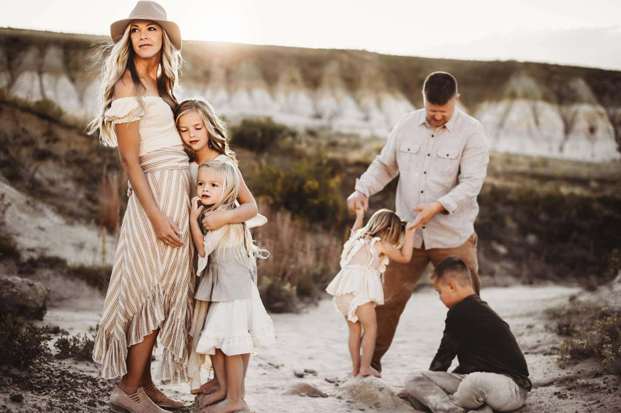 striped 1 70+ Best Chosen Family Photo Outfit Ideas in Summer - 56