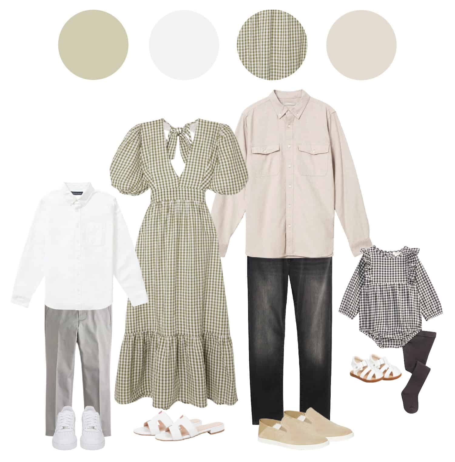 striped-ensembles 70+ Best Chosen Family Photo Outfit Ideas in Summer 2022