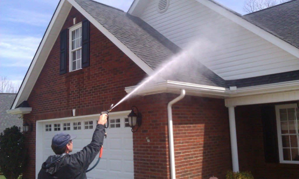 Pressure-Wash-the-Exterior 5 Helpful Tips to Get Your Home Squeaky Clean this Spring