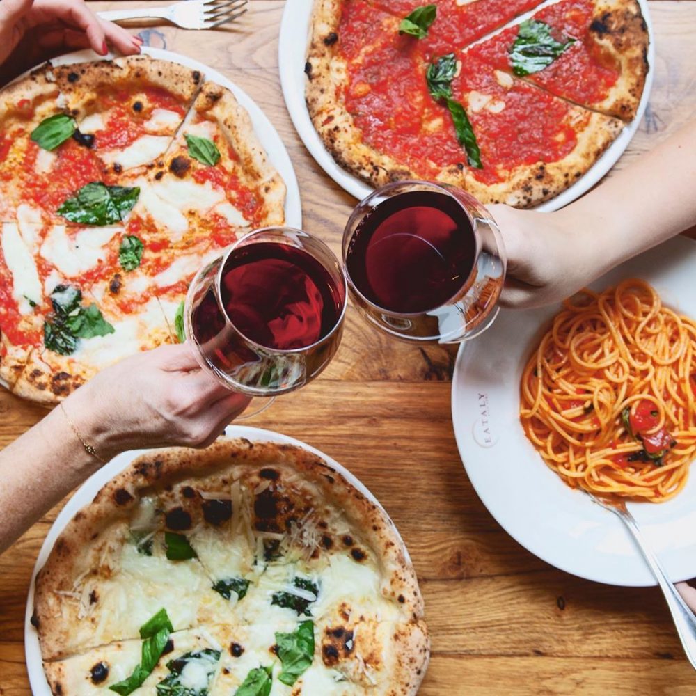 The Ultimate Foodie's Guide to Visiting Different Cities 3 pizzas and pasta dishes