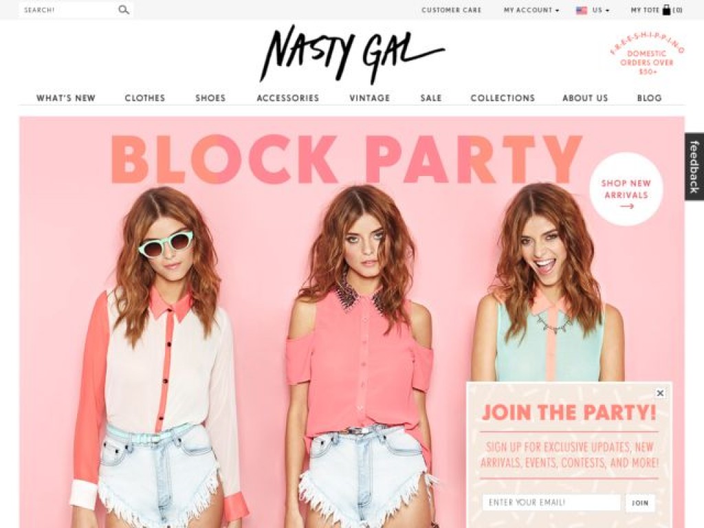 Nasty-Gal Top 10 Best Online Shopping Sites for Women's Clothing in 2022
