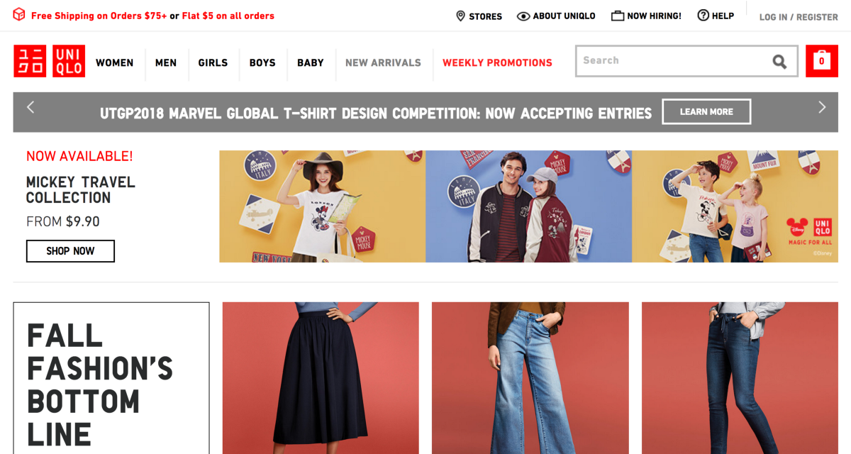 Uniqlo Top 10 Best Online Shopping Sites for Women's Clothing in 2022