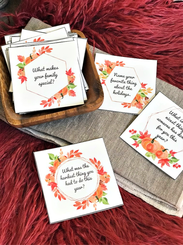 Table Topics Conversation Starter Cards