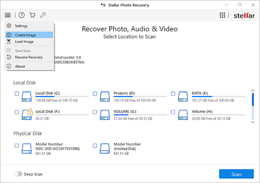 Create disk image and recover data from it How to backup SD Card before formatting it? - 3