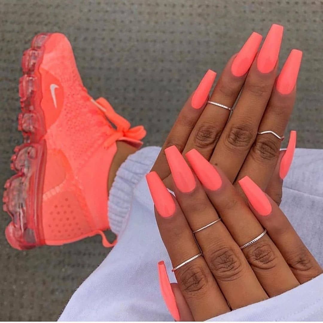 vibrant neon 2 Hottest 70+ Spring Nail Colors - 6