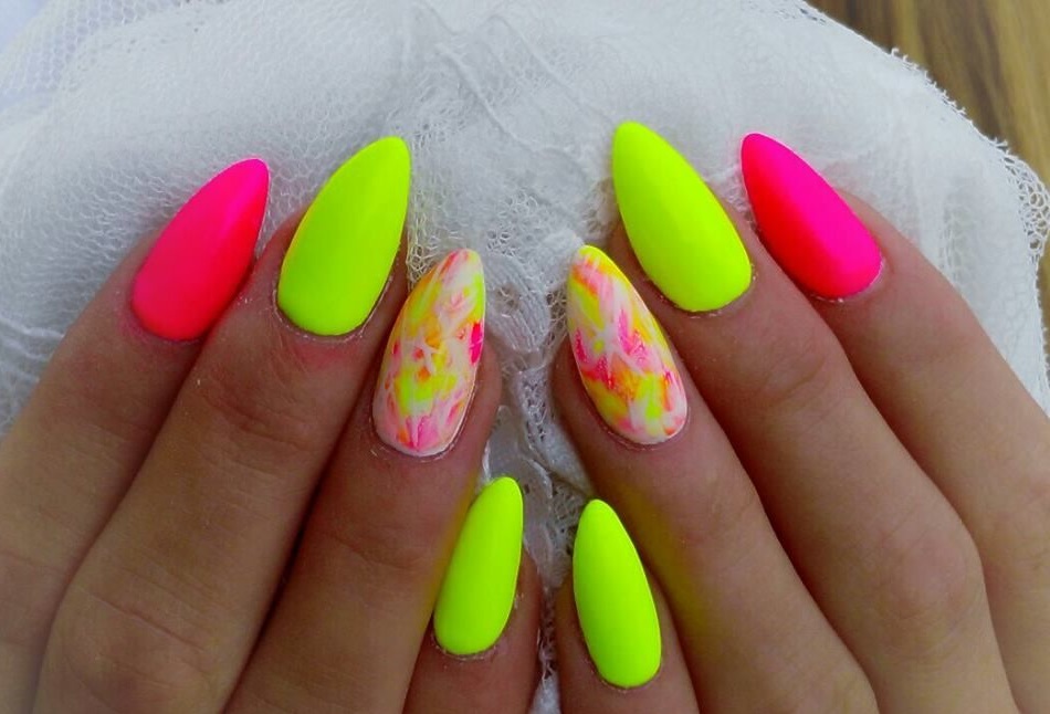 vibrant neon. 1 Hottest 70+ Spring Nail Colors - 8
