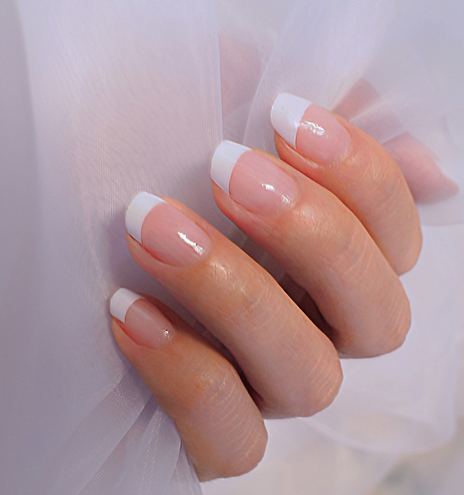 Classic French Nails. Hottest 70+ Spring Nail Colors - 43