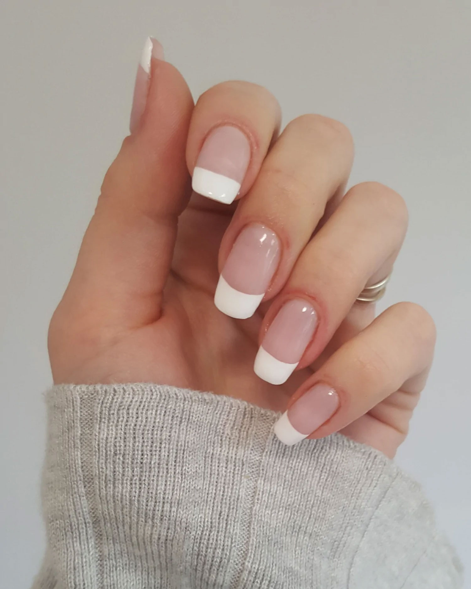 Classic French Nails Hottest 70+ Spring Nail Colors - 44