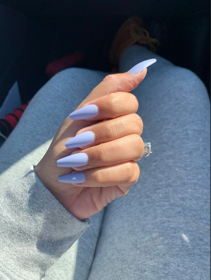 Periwinkle Nails. 1 Hottest 70+ Spring Nail Colors - 66