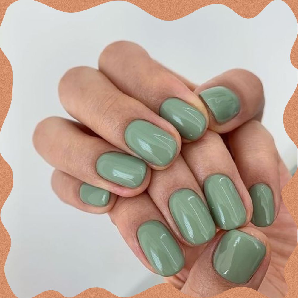 Shades of Green Nails. 2 Hottest 70+ Spring Nail Colors - 39