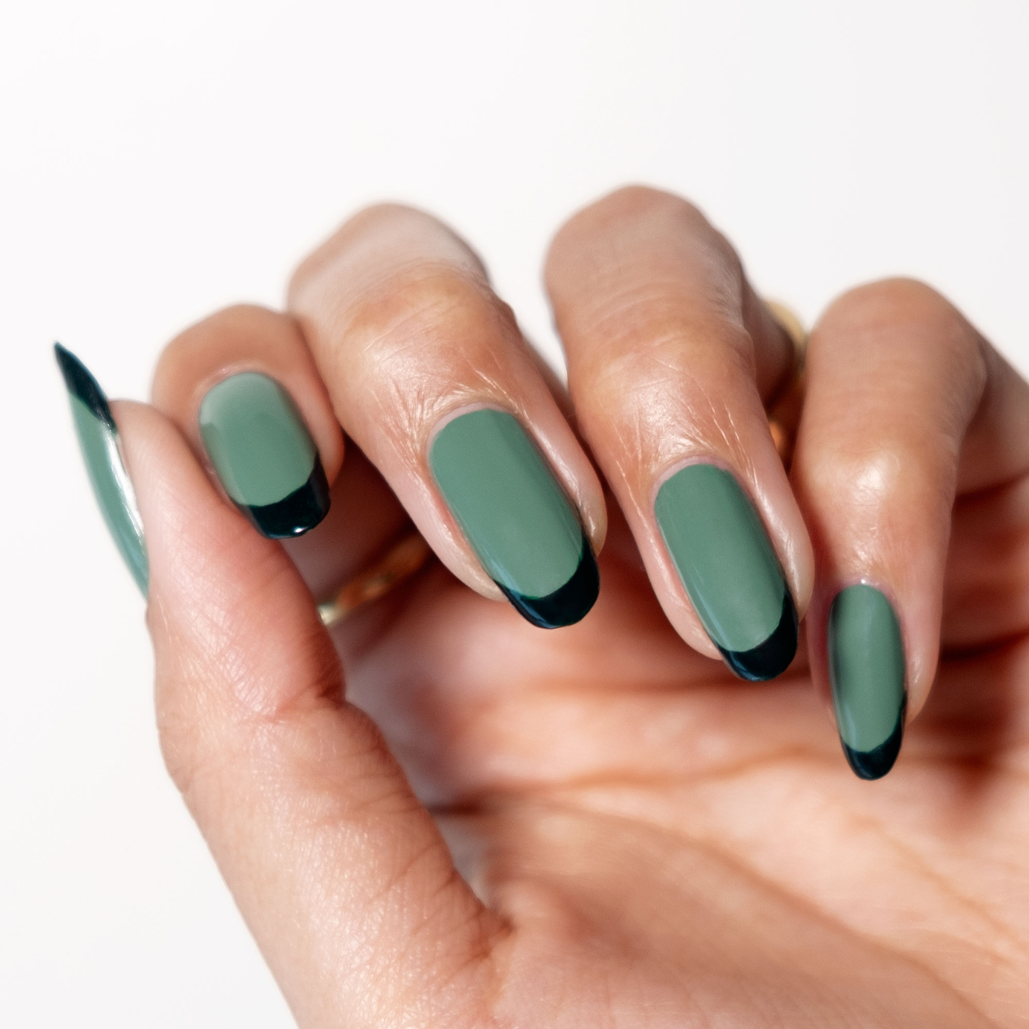 Shades of Green Nails.. Hottest 70+ Spring Nail Colors - 36