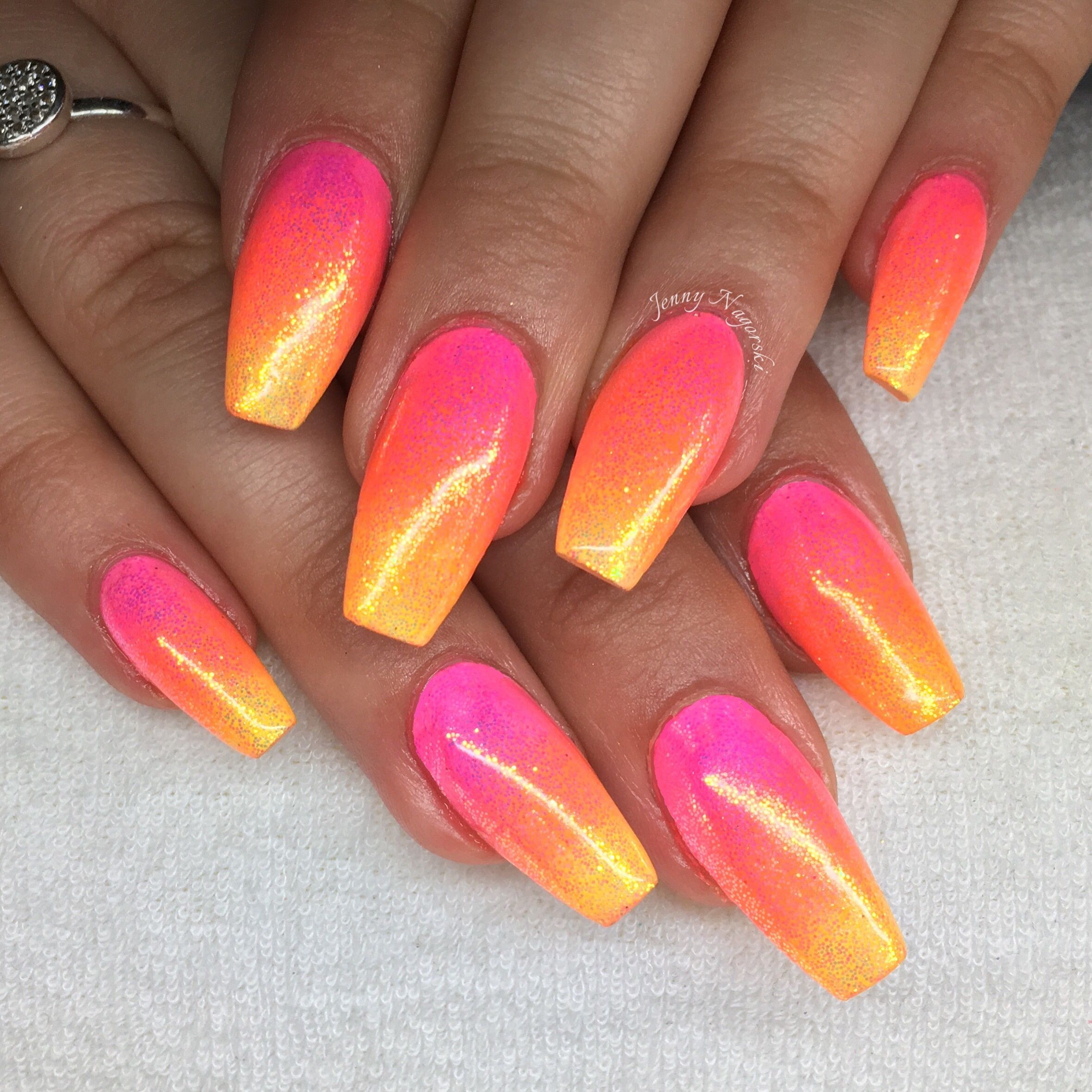 Sunset Nails Hottest 70+ Spring Nail Colors - 23