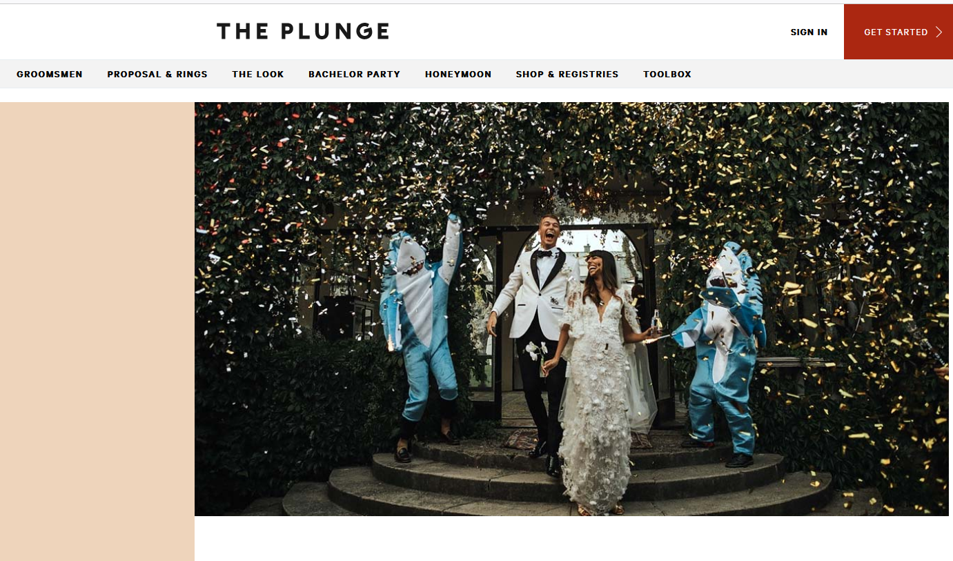 The Plunge 20 BEST Wedding Blogs To Follow - 24