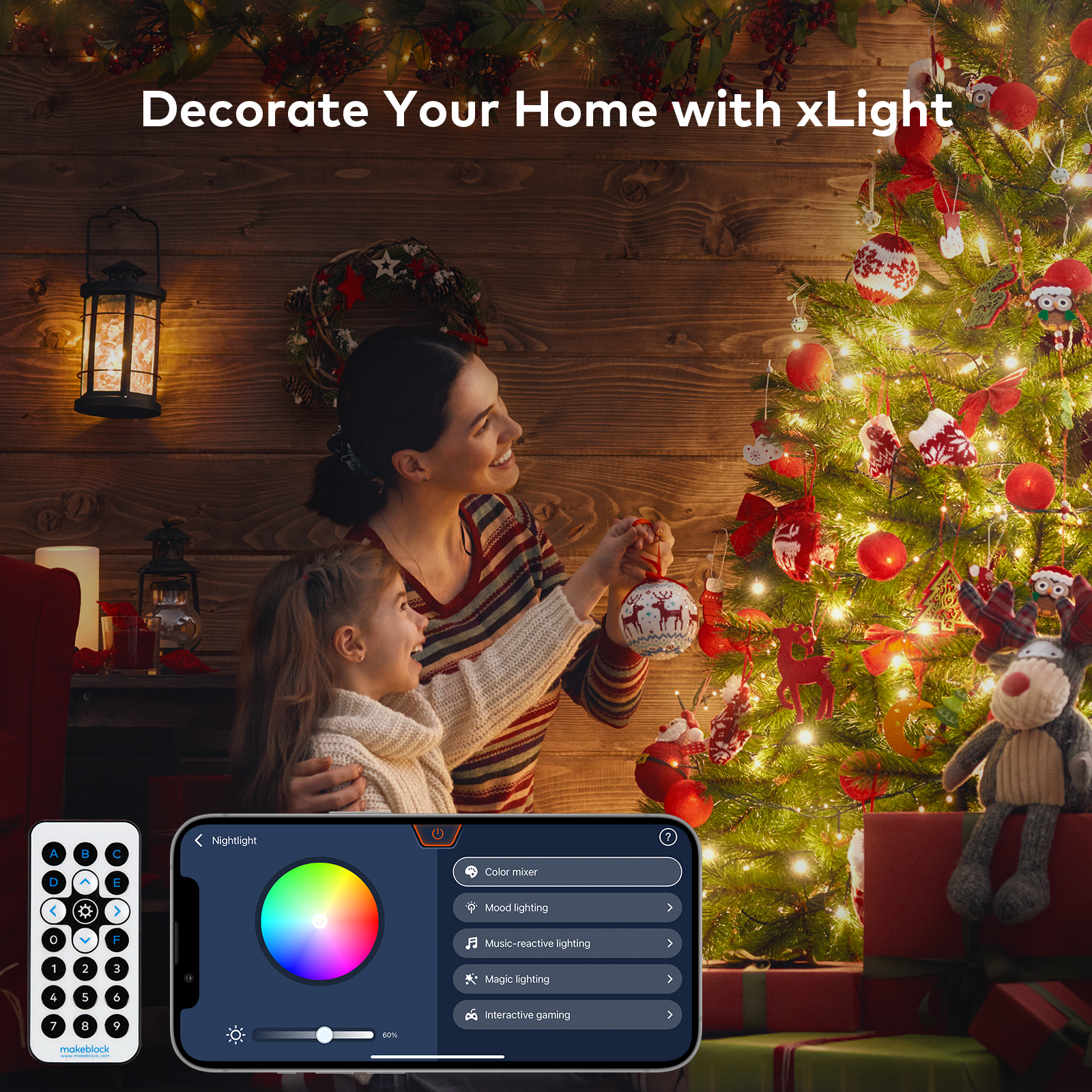 xLight U1 1 50+ Guest Room Christmas Decorations to Make Before Christmas Arriving - 2 Guest Room Christmas Decorations