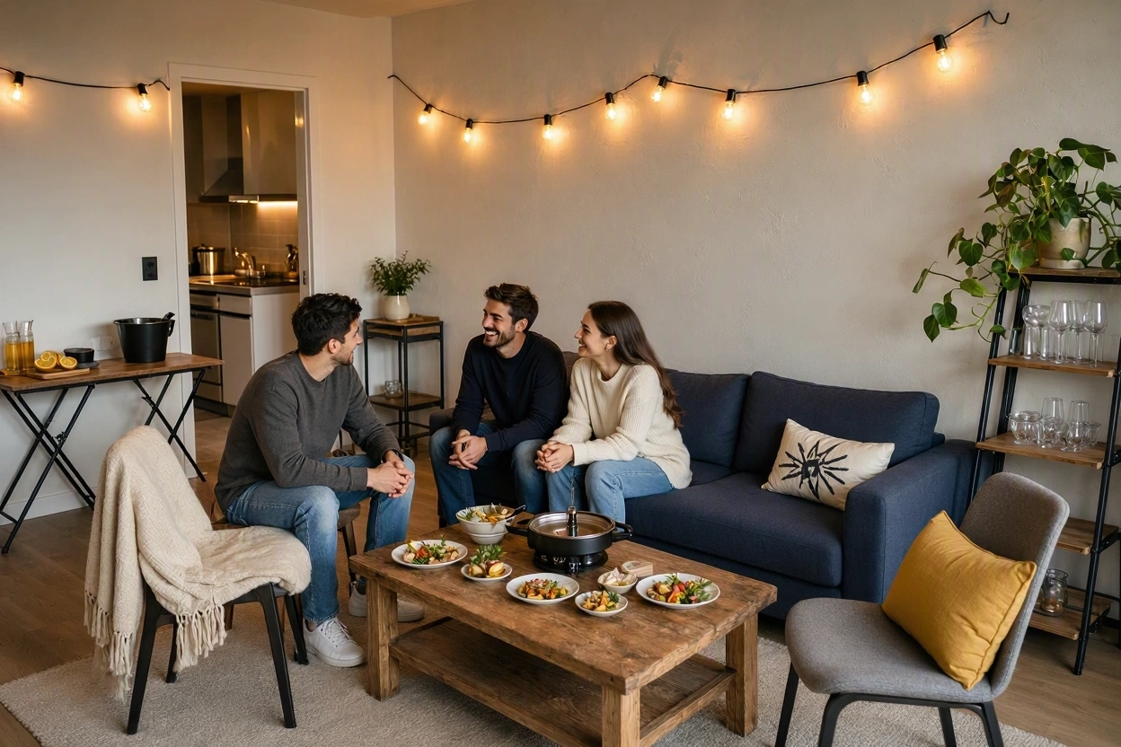 15 Creative Ideas for Hosting Party in Small Spaces 2 Creative Ideas for Hosting Party in Small Spaces 15 Creative Ideas for Hosting Party in Small Spaces - 2