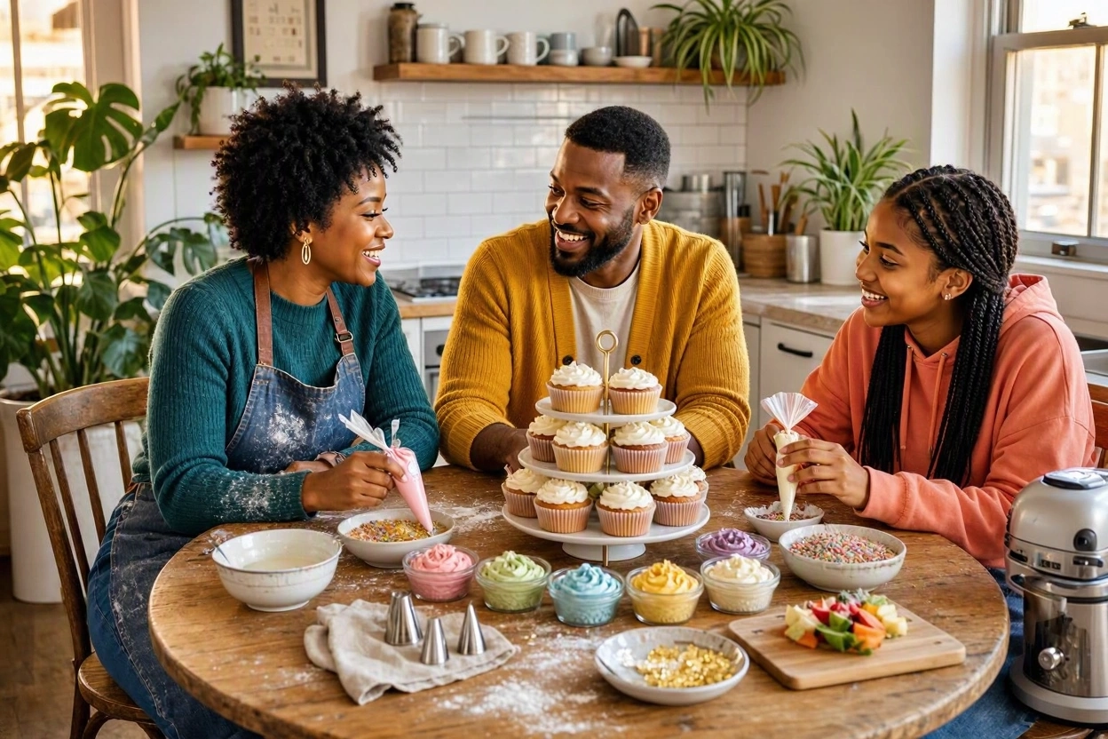 15 Creative Ideas for Hosting Party in Small Spaces 16 Host a DIY Cupcake Decorating Party 15 Creative Ideas for Hosting Party in Small Spaces - 16